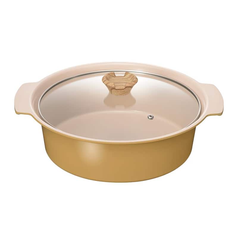 和平フレイズ アルモンデ IH対応 卓上鍋 27cm イエロー RB-3309 1個（ご注文単位1個）【直送品】