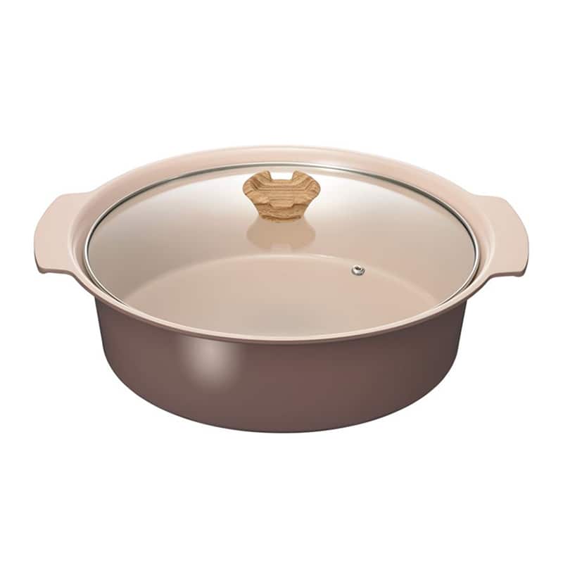 和平フレイズ アルモンデ IH対応 卓上鍋 30cm ブラウン RB-3310 1個（ご注文単位1個）【直送品】