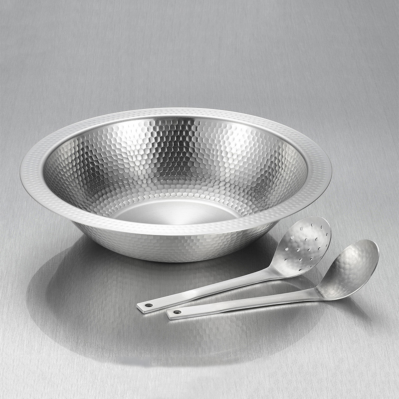 和平フレイズ 燕三 よせしゃぶ鍋 IH対応 30cm お玉・穴あきお玉セット EM-085 1個（ご注文単位1個）【直送品】