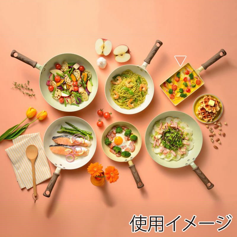 和平フレイズ ヘッタ IH対応 セラミック玉子焼 13×18cm RB-3526 1個（ご注文単位1個）【直送品】