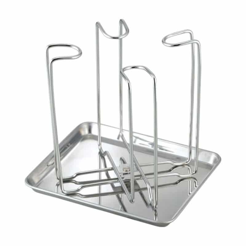 和平フレイズ スイ・グート 折りたたみ式グラススタンド トレー付 4客用 SUI-6084 1個（ご注文単位1個）【直送品】