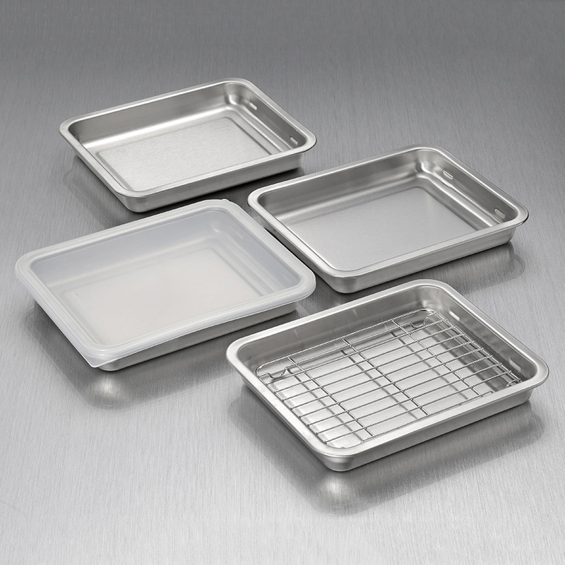 和平フレイズ 燕三 重ねて使えるステンレス角バット 6点セット EM-050 1セット（ご注文単位1セット）【直送品】