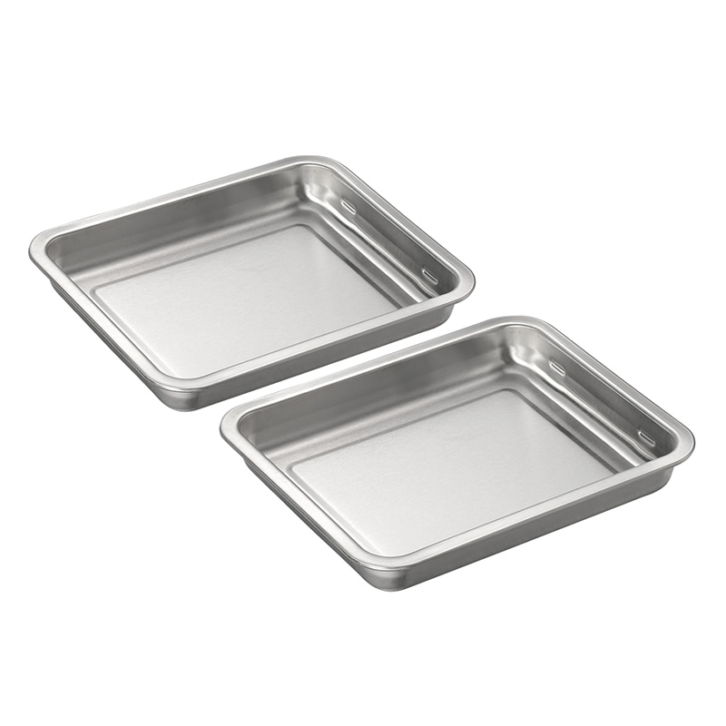 和平フレイズ 燕三 重ねて使えるステンレス角バット2枚組 EM-051 1組（ご注文単位1組）【直送品】