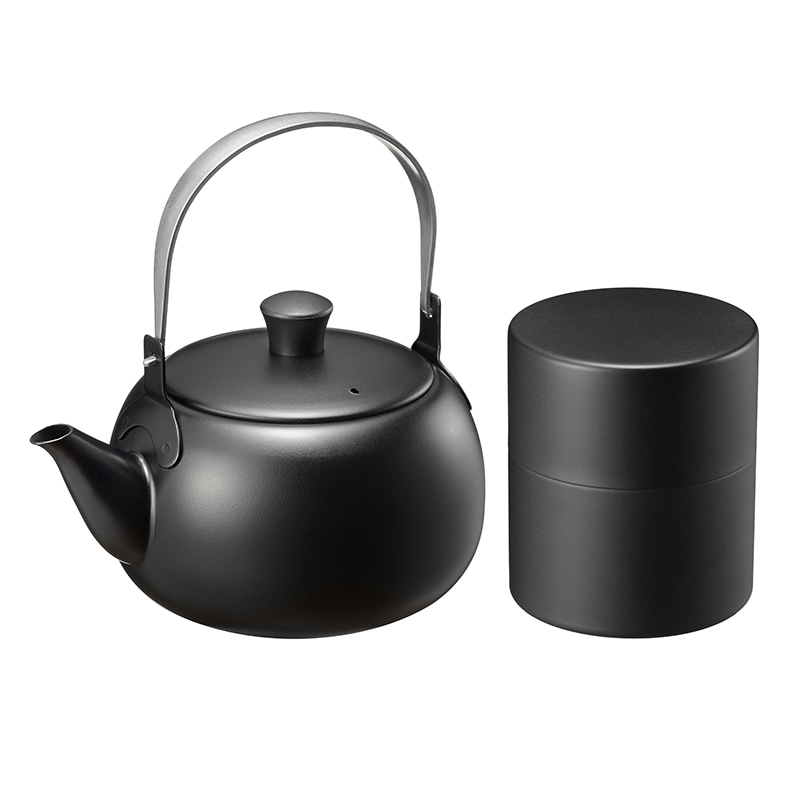 和平フレイズ 燕三 ステンレスつる手急須・茶筒セット EM-084 1個（ご注文単位1個）【直送品】