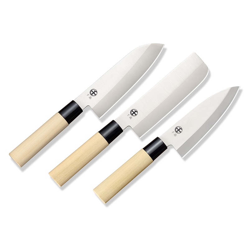 和平フレイズ 千歳 モリブデン鋼和包丁3本セット CS-060 1セット（ご注文単位1セット）【直送品】