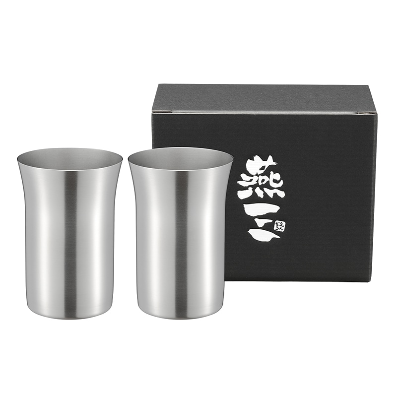 和平フレイズ 燕三 ステンレスカップ 260ml 2個組 EM-090 1組(ご注文単位1組)【直送品】