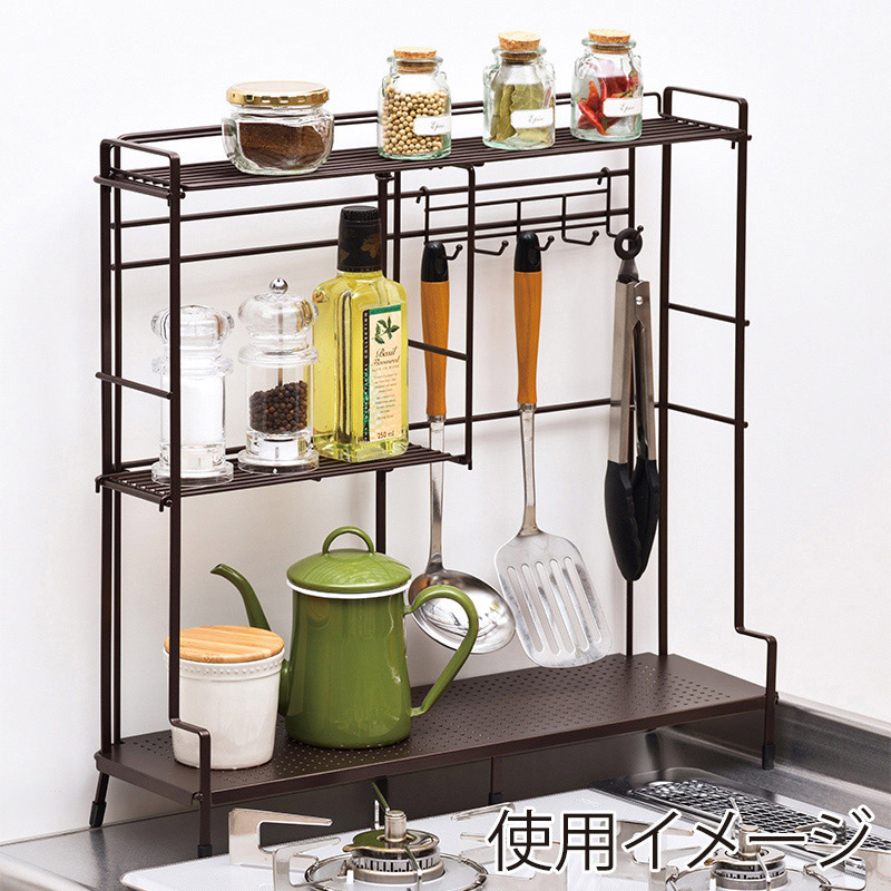 和平フレイズ コンロサイドラック COM-9570 1個（ご注文単位1個）【直送品】