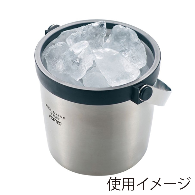 和平フレイズ フォルテック・ハウス ステンレスアイスペール 1.7L 目皿付 FHR-6346 1個(ご注文単位1個)【直送品】