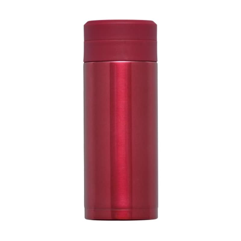 和平フレイズ オミット スクリュー栓 スリム マグボトル 200ml レッド RH-1493 1個（ご注文単位1個）【直送品】