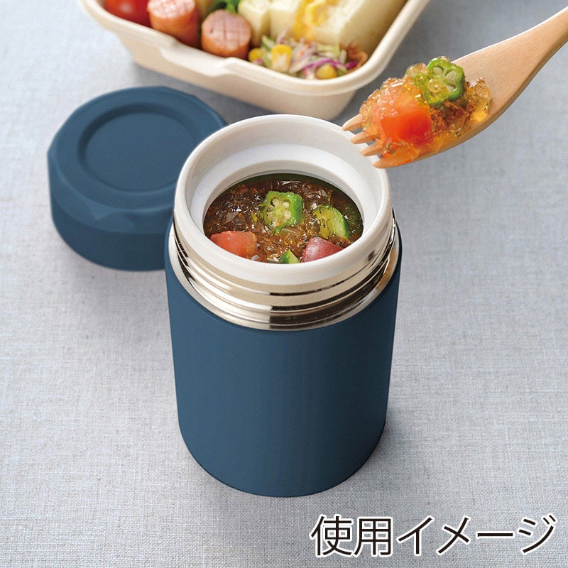 和平フレイズ フォルテック コンパクトスープジャー 300ml アストラルブラック RH-1612 1個(ご注文単位1個)【直送品】