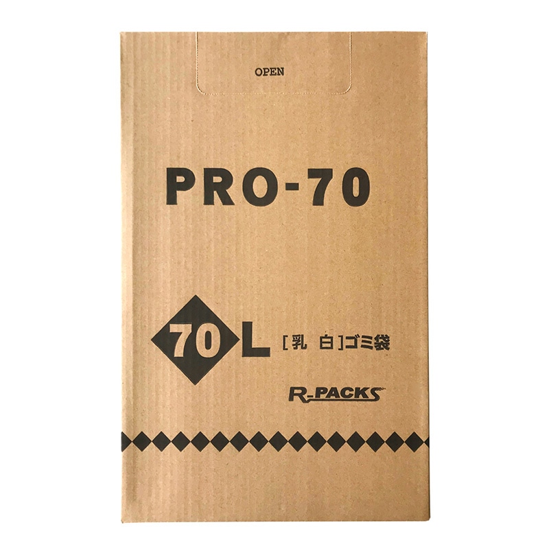 アルフォーインターナショナル 業務用ポリ袋 PRO-70 BOX 70L 乳白 100枚 1冊(ご注文単位5冊)【直送品】