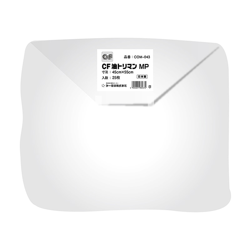 第一衛材 油吸着材　CF油トリマン　片面 MP　25枚入 COM-043 1袋（ご注文単位4袋）【直送品】