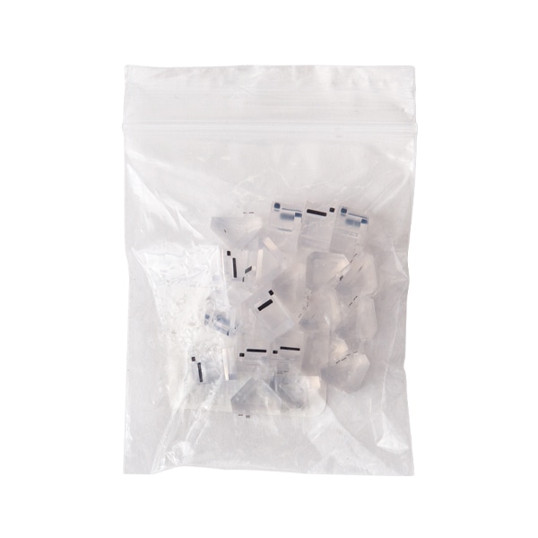 友屋 ニュープライスキューブ 補充用単品 L用 透明／黒文字 「-」 20粒 07105CL- 1袋（ご注文単位2袋）【直送品】