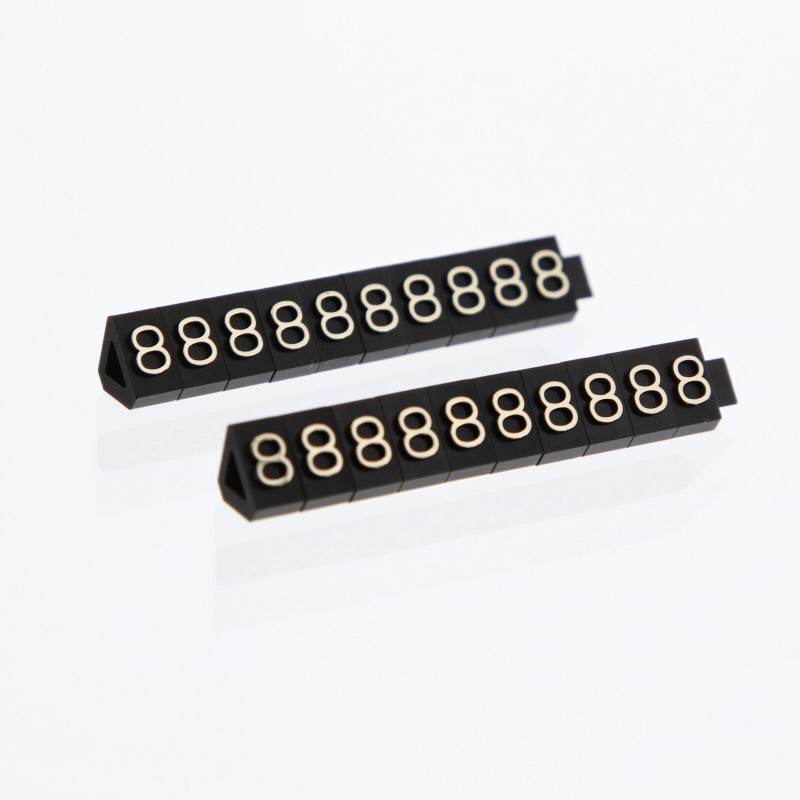 友屋 プライスキューブ M 金 単品「8」 07106GD8 1袋(ご注文単位1袋)【直送品】