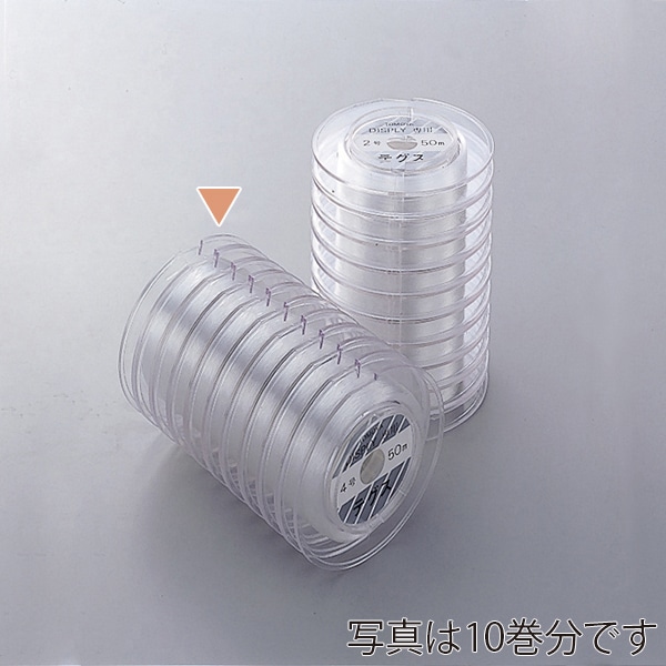 友屋 テグス 4号 50m 1巻パック 06912PAC 1個（ご注文単位1個）【直送品】