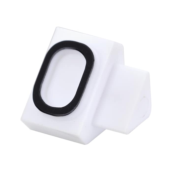 友屋 ニュープライスキューブ 補充用単品 L用 白／黒文字 「0」 20粒 07105BK0 1袋（ご注文単位2袋）【直送品】