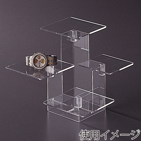 友屋 アクリル小物台 M-11 06006*** 1個(ご注文単位1個)【直送品】