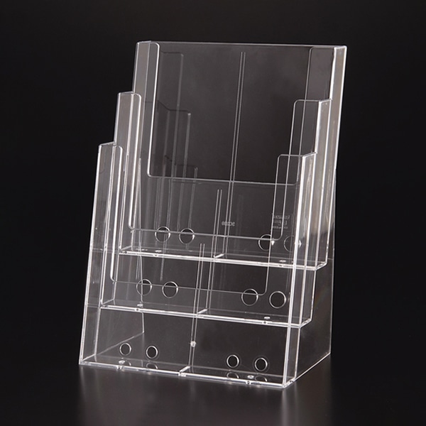 友屋 カタログホルダー 卓上タイプ 3C230 A4 3段 22317 1個（ご注文単位1個）【直送品】