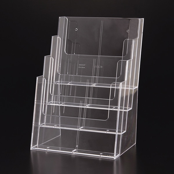 友屋 カタログホルダー 4C230 A4 4段 30027 1個（ご注文単位2個）【直送品】