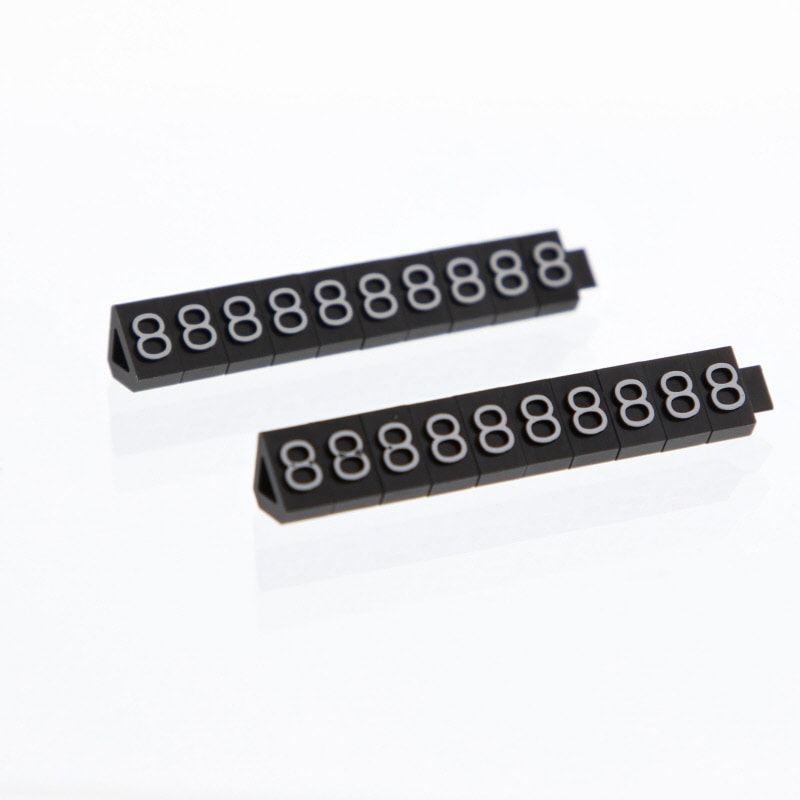 友屋 プライスキューブ M 白 単品「8」 07106WH8 1袋(ご注文単位1袋)【直送品】