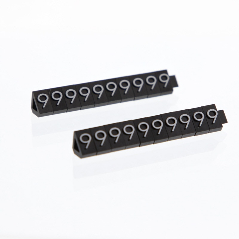 友屋 プライスキューブ M 白 単品「9」 07106WH9 1袋(ご注文単位1袋)【直送品】