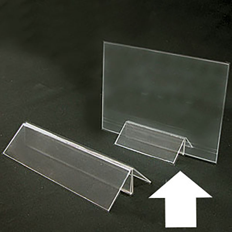 友屋 POP用品 クリップスタンド クリア 小 40840 1個(ご注文単位1個)【直送品】