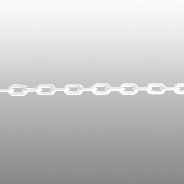 友屋 プラチェーン ホワイト 1200mm JC6 22300WHT 1本（ご注文単位3本）【直送品】