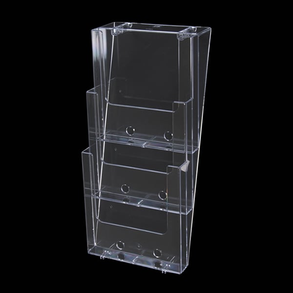 友屋 カタログホルダー 壁掛タイプ 3W230 A4 縦3段 壁掛 42757 1個（ご注文単位2個）【直送品】