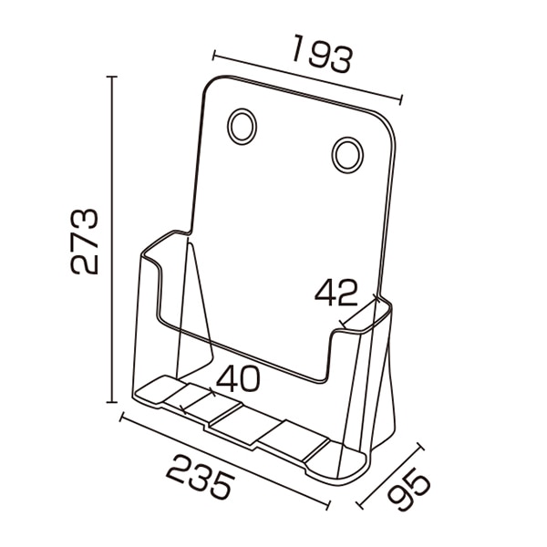 友屋 カタログケース A4　1段　T770 59164 1個（ご注文単位1個）【直送品】