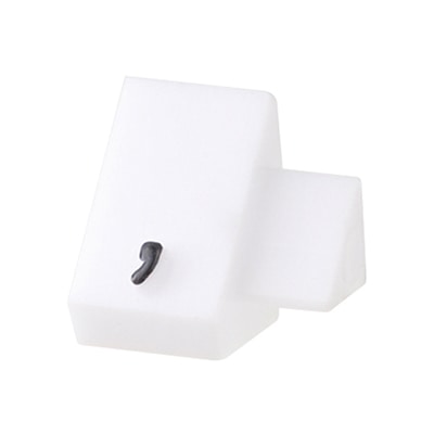 友屋 ニュープライスキューブ 補充用単品 M用 白／黒文字 「，」 20粒 07106BKC 1袋（ご注文単位2袋）【直送品】