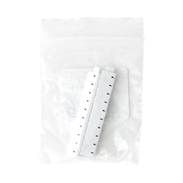 友屋 ニュープライスキューブ 補充用単品 M用 白／黒文字 「，」 20粒 07106BKC 1袋（ご注文単位2袋）【直送品】