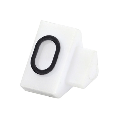 友屋 ニュープライスキューブ 補充用単品 S用 白／黒文字 「0」 20粒 07107BK0 1パック（ご注文単位2パック）【直送品】