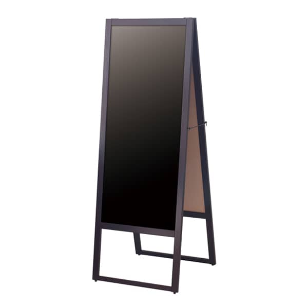 友屋 大型A型マーカーボード カスタム 両面 茶 51306 1台（ご注文単位1台）【直送品】