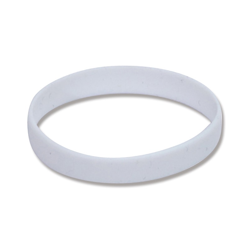 友屋 リストバンド　シリコンバンド ホワイト 32039WHT 1個（ご注文単位1個）【直送品】