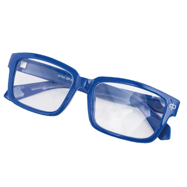 >友屋 老眼鏡 SGS-B12 中度 +2.5 ブルー 32422＊＊＊ 1個（ご注文単位1個）【直送品】