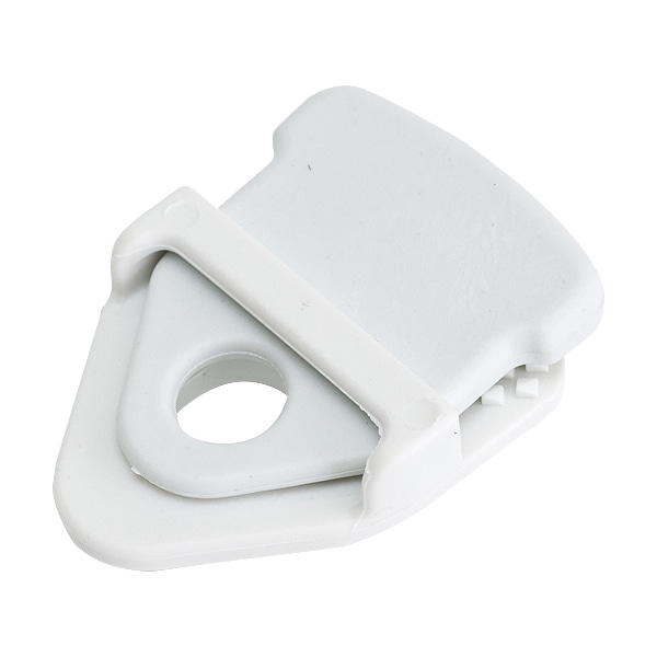 友屋 ワンタッチハトメコーナー 白 4個入 32548WHT 1セット（ご注文単位6セット）【直送品】