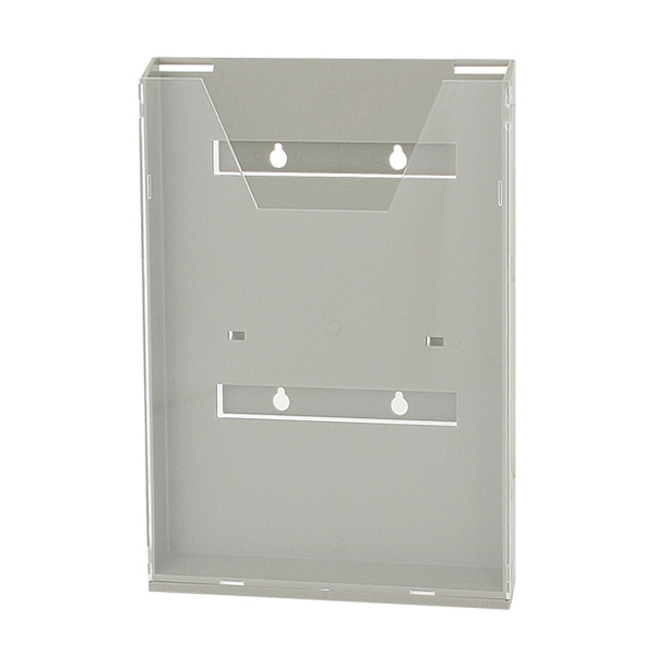 友屋 リーフレットラック A4判 グレー A-CR400 1個（ご注文単位2個）【直送品】