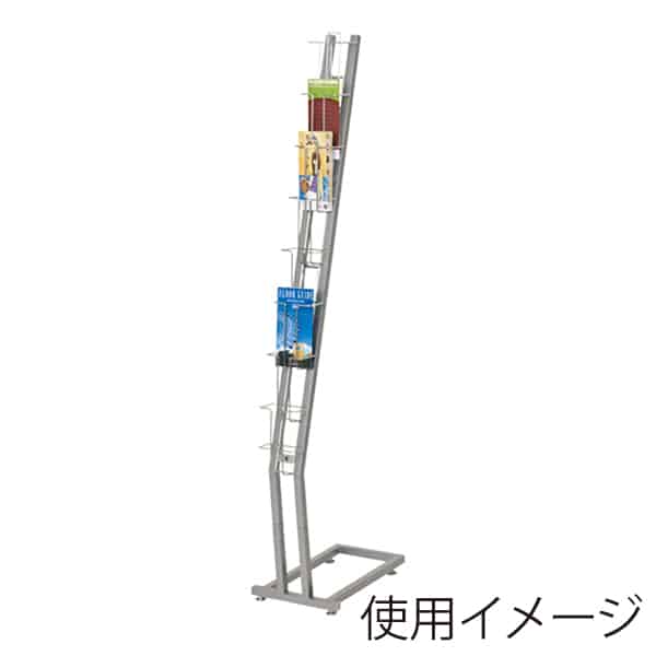友屋 カタログスタンド TCS-2 A4三ツ折8段 52571 1台（ご注文単位1台）【直送品】