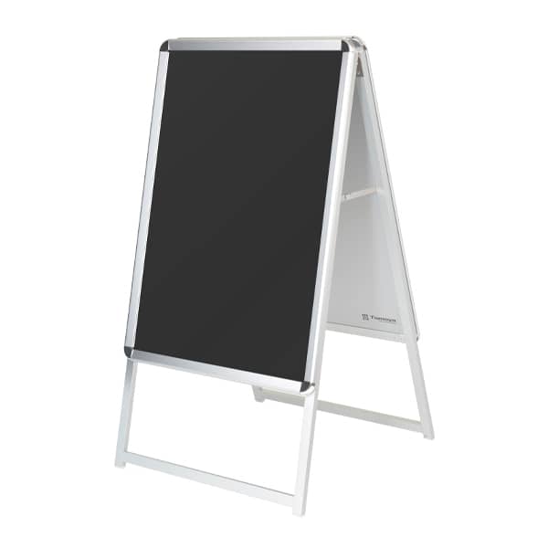 友屋 A型看板 マルチグリップA A1 両面 シルバー 36330 1台（ご注文単位1台）【直送品】