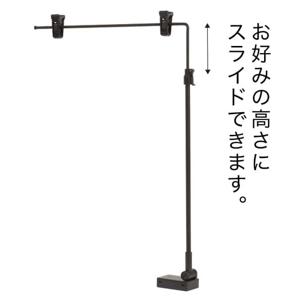 友屋 スライドマグネットPOP L型 ブラック 40733BLK 1本（ご注文単位1本）【直送品】