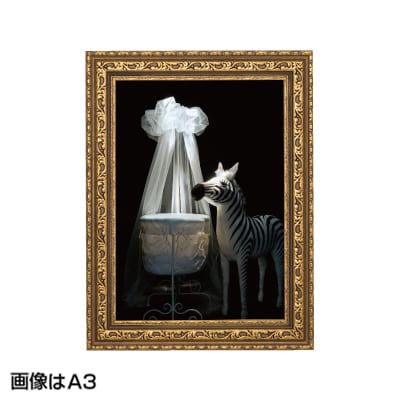 友屋 アールデコフレーム G B3 ゴールド 55935-B3 1枚（ご注文単位1枚）【直送品】