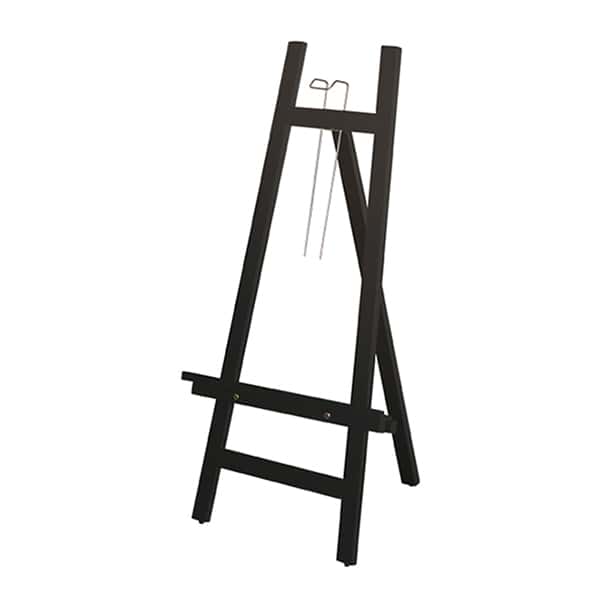 友屋 スマートウッドイーゼル ブラック 58268BLK 1台（ご注文単位1台）【直送品】