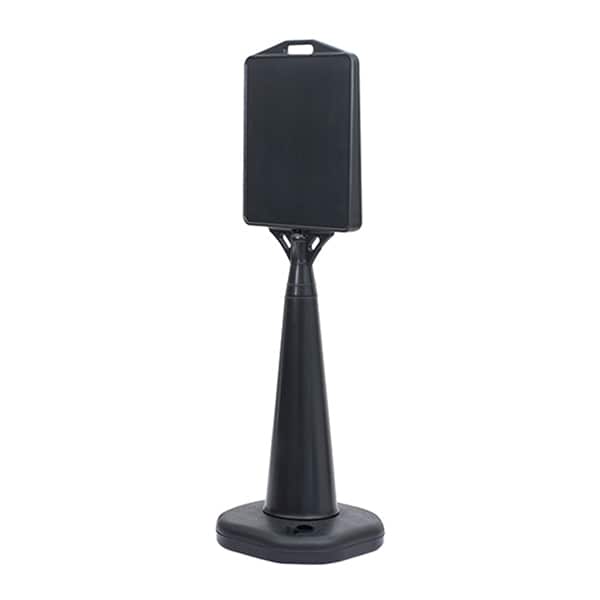 友屋 ガイドボードサイン ブラック 58430BLK 1台（ご注文単位1台）【直送品】