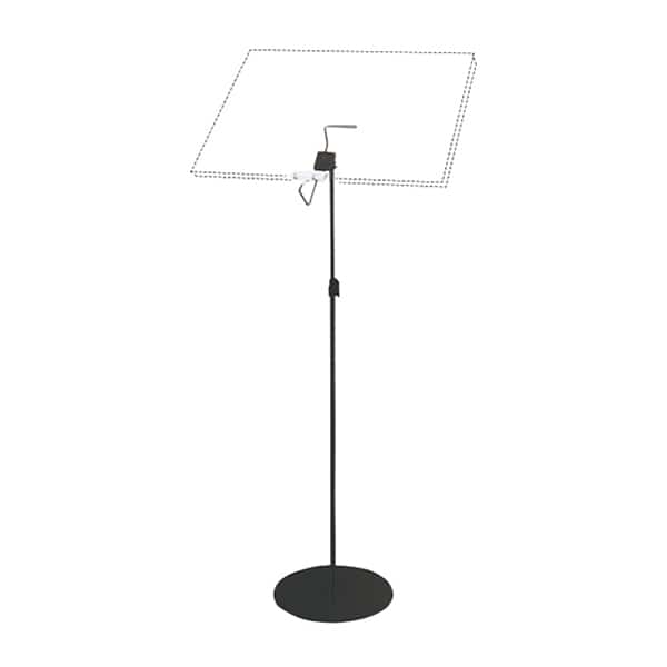 友屋 マルチクリップスタンド ロング ブラック 30869BLK 1台（ご注文単位1台）【直送品】