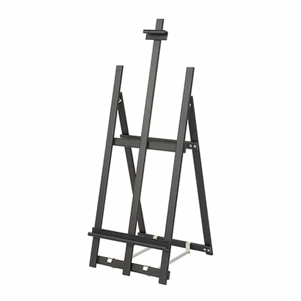 友屋 ウェイタブルアルミイーゼル ブラック 58983BLK 1台（ご注文単位1台）【直送品】