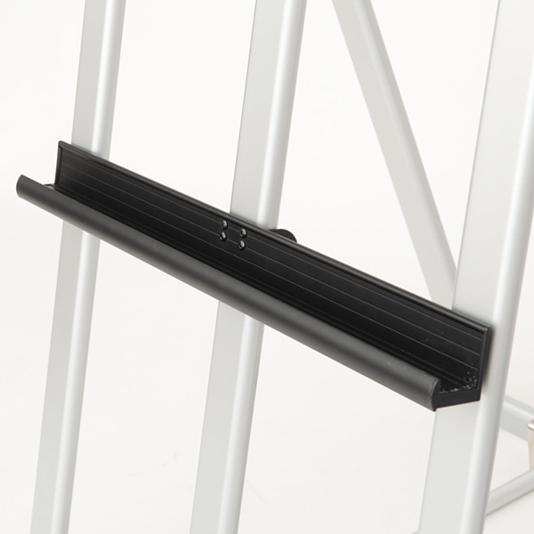 友屋 ウェイタブルアルミイーゼル シルバー 58983SLV 1台(ご注文単位1台)【直送品】