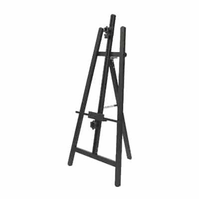 友屋 TPSアルミイーゼル TPS-120 ブラック 55667-3B 1台（ご注文単位1台）【直送品】