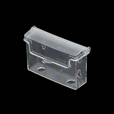 友屋 アウトドアパンフレットホルダー フタ付 名刺 58000-4 1個（ご注文単位3個）【直送品】