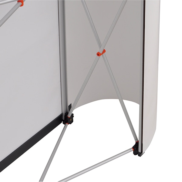 友屋 ニューイージーシステムパネル 3×3 カーブ型 55943-1＊ 1台（ご注文単位1台）【直送品】