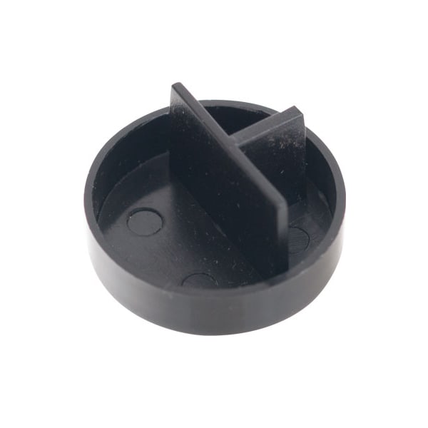 友屋 バナーパイプ H型パイプ MK-2専用キャップ ブラック 51277BLK 1個（ご注文単位25個）【直送品】